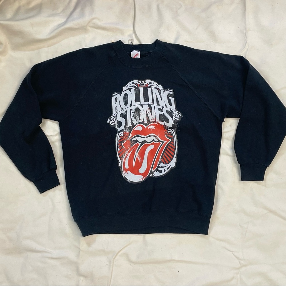 Rolling Stones Vintage 50/50 Raglan sweatshirt size M / L made in USA